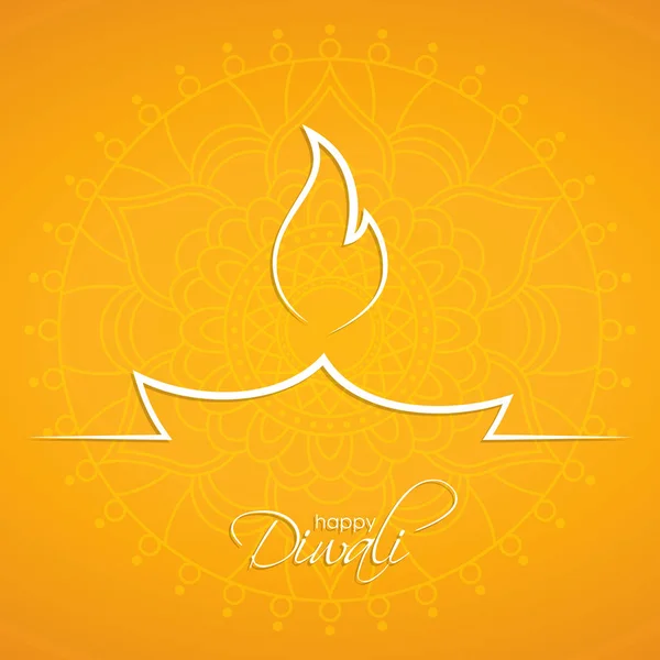 Feliz Diwali fundo abstrato — Vetor de Stock