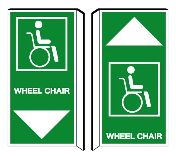 Símbolo do hospital da cadeira de rodas, ilustração do vetor, isolar no ícone branco do fundo. EPS10 —  Vetores de Stock