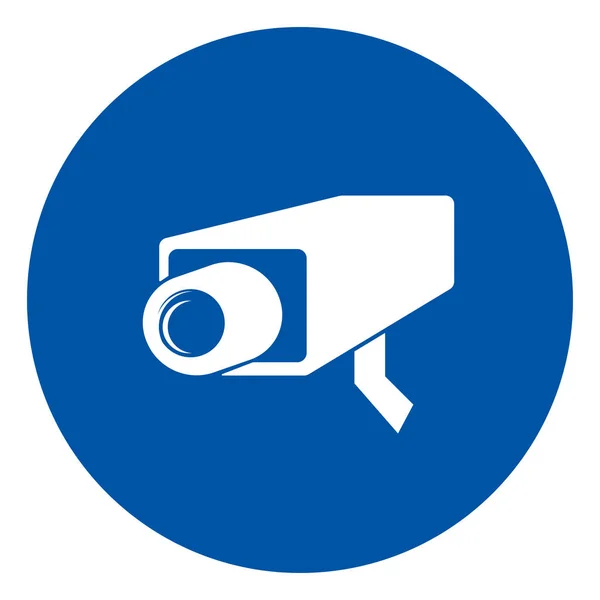 Cctv Security Symbol Sign, Vector Illustration, Isolate on White Background Label .Eps10 — 图库矢量图片