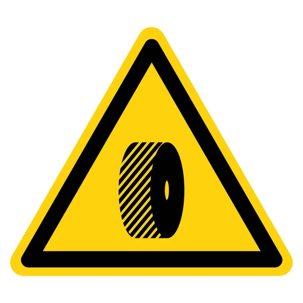 Warning Do Not Change Grinding Wheels Symbol Sign, Vector Illustration, Isolated On White Background Label. EPS10 — Stock Vector