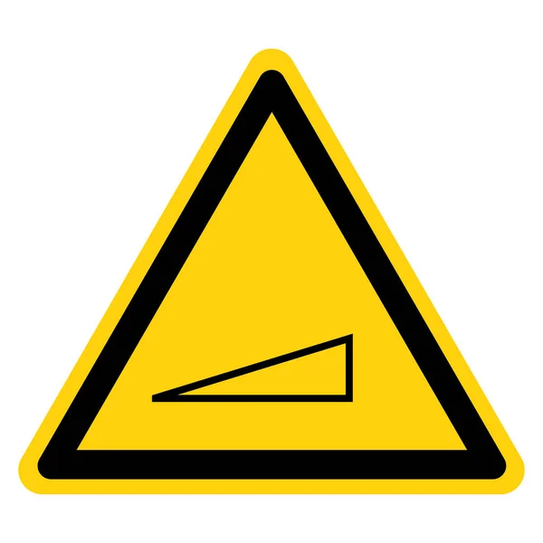 Signo de símbolo de variabilidad de advertencia, ilustración vectorial, aislamiento en la etiqueta de fondo blanco. EPS10 — Archivo Imágenes Vectoriales