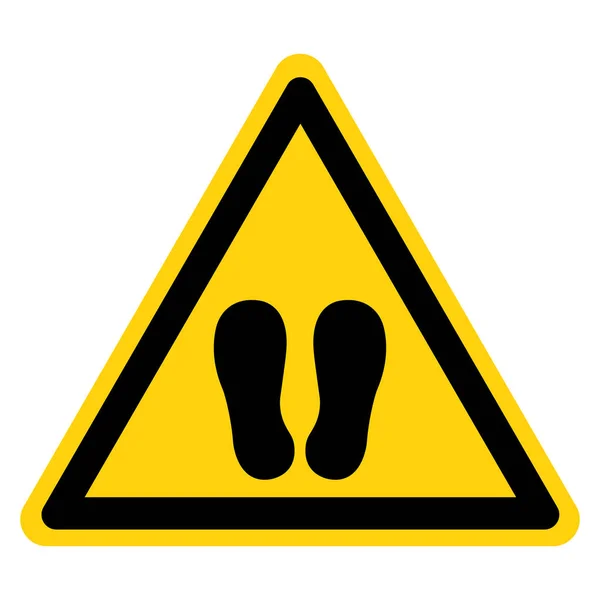 Warning Do Not Walk Or Stand Here Symbol Sign,Vector Illustration, Isolated On White Background Label. EPS10 — Stock Illustration Warning Do Not Walk Or Stand Here Symbol Sign,Vector Illustration, Isolated On White Background Label. EPS10 Royalty Free Stock Illustrations