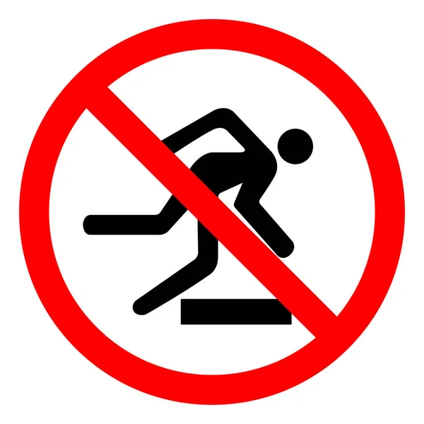 Signo de símbolo de obstáculos de peligro, ilustración vectorial, aislamiento en la etiqueta de fondo blanco .EPS10 — Vector de stock