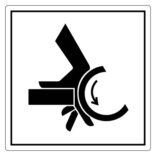 Ручной измельчитель Ролик щипцы знак, векторная иллюстрация, изолировать на белом фоне этикетка .EPS10 — стоковый вектор