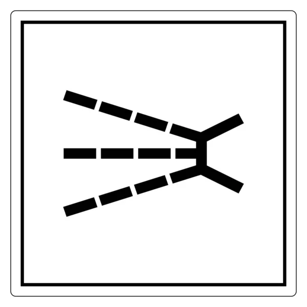 Splashing Hazard Symbol Sign, Vector Illustration, Isolate On White Background Label .EPS10 — Stock Vector