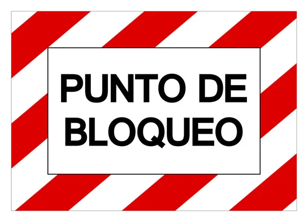 Punto Bloqueo Signo Símbolo Ilustración Vectores Aislar Sobre Etiqueta Fondo — Vector de stock