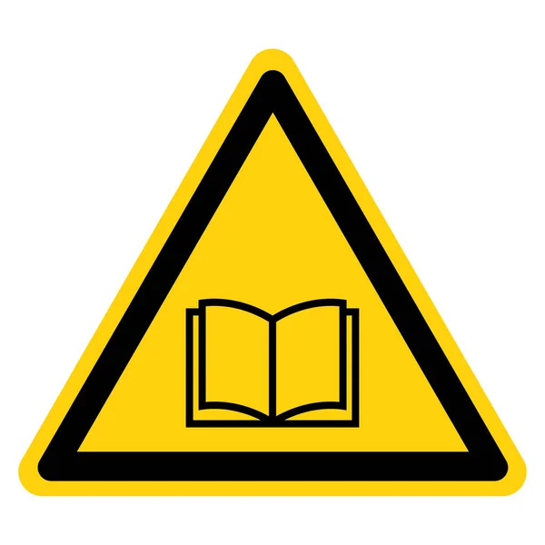Uyarı Kitap Okuma Yok Vektör Llüzyonu Beyaz Arkaplan Etiketinde Zole — Stok Vektör