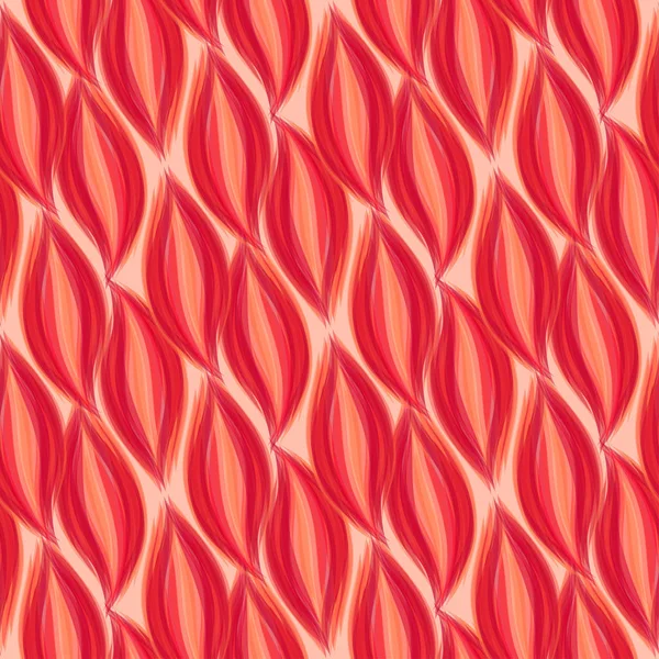 Nahtloses Muster. roter Blütenblatt Hintergrund. Folge 10 — Stockvektor