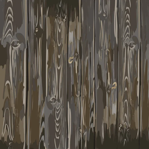 Trästruktur, vektor Eps10 illustration. Naturlig mörk trä bakgrund. — Stock vektor
