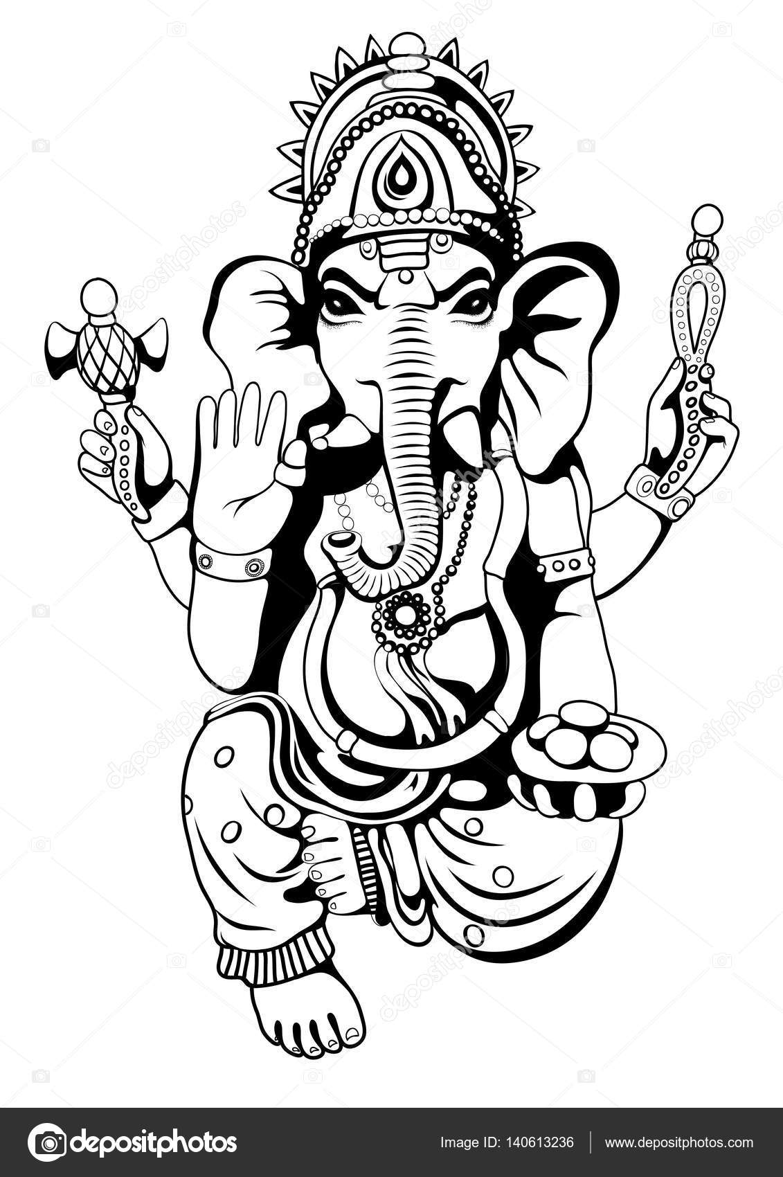 Lord Ganesha Drawings Simple