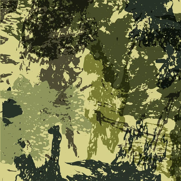 Abstrakta militär Camouflage bakgrunden gjort av stänk. Camo mönster för armén kläder. Vektor — Stock vektor