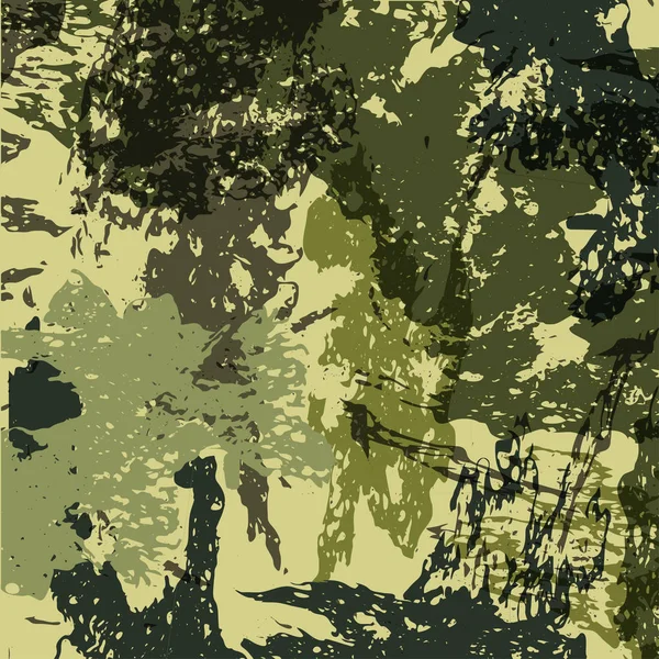 Abstracte militaire Camouflage achtergrond gemaakt van Splash. Camo patroon voor leger kinderkleding. Vector — Stockvector