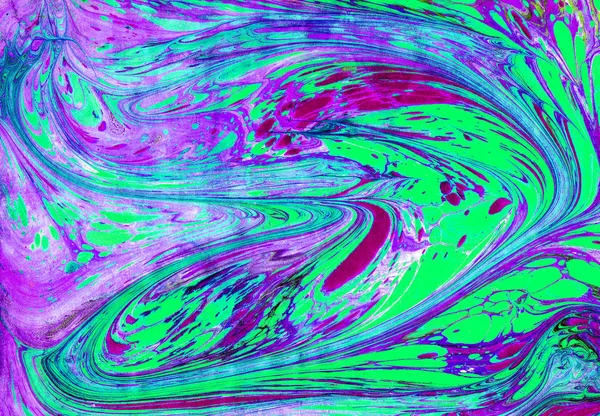 Мраморный эбру красочные акриловые заливки фон . — стоковое фото