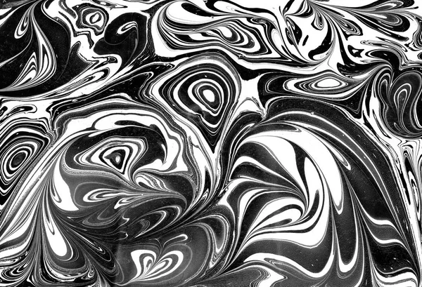 Мармуровий чорний барвистий акриловий фон з литтям . — стокове фото