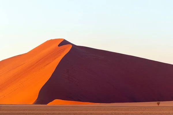 Famosa Duna Arena Roja Sossusvlei África Desierto Namib —  Fotos de Stock