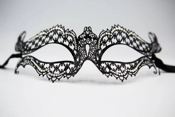 Luxe Carnaval Masker Met Strass Steentjes — Stockfoto