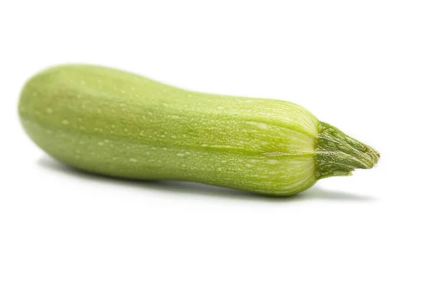Frische Bio Zucchini Isoliert Auf Weißem Hintergrund — Stockfoto