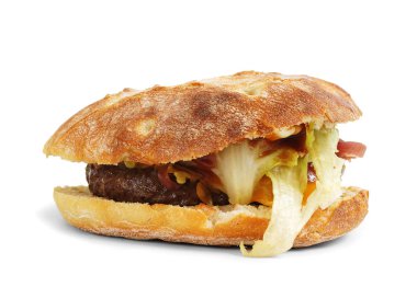 jalapeno burger isolated _ _