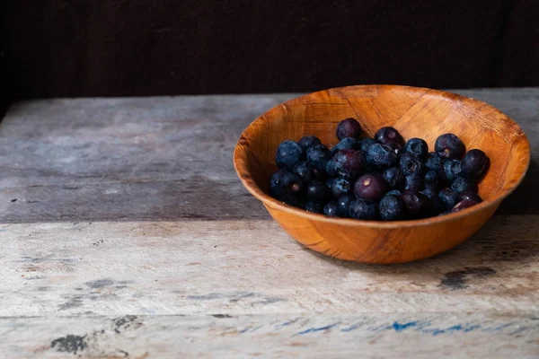 在碗里的蓝莓 — 图库照片