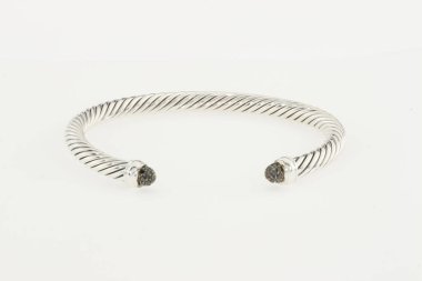 Gümüş renkli kristal küre zincirli tasarım bileziği, Skn Gümüş Kaplama Metal zincir Rakhi Bileziği, Luna Elmas Yüzük, Metal Swarovski Gümüş bileziği