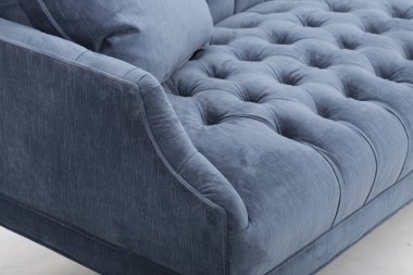Bej rengi iki yastıklı aşk koltuğu, Modern Loveseat Mobilya Tasarımı
