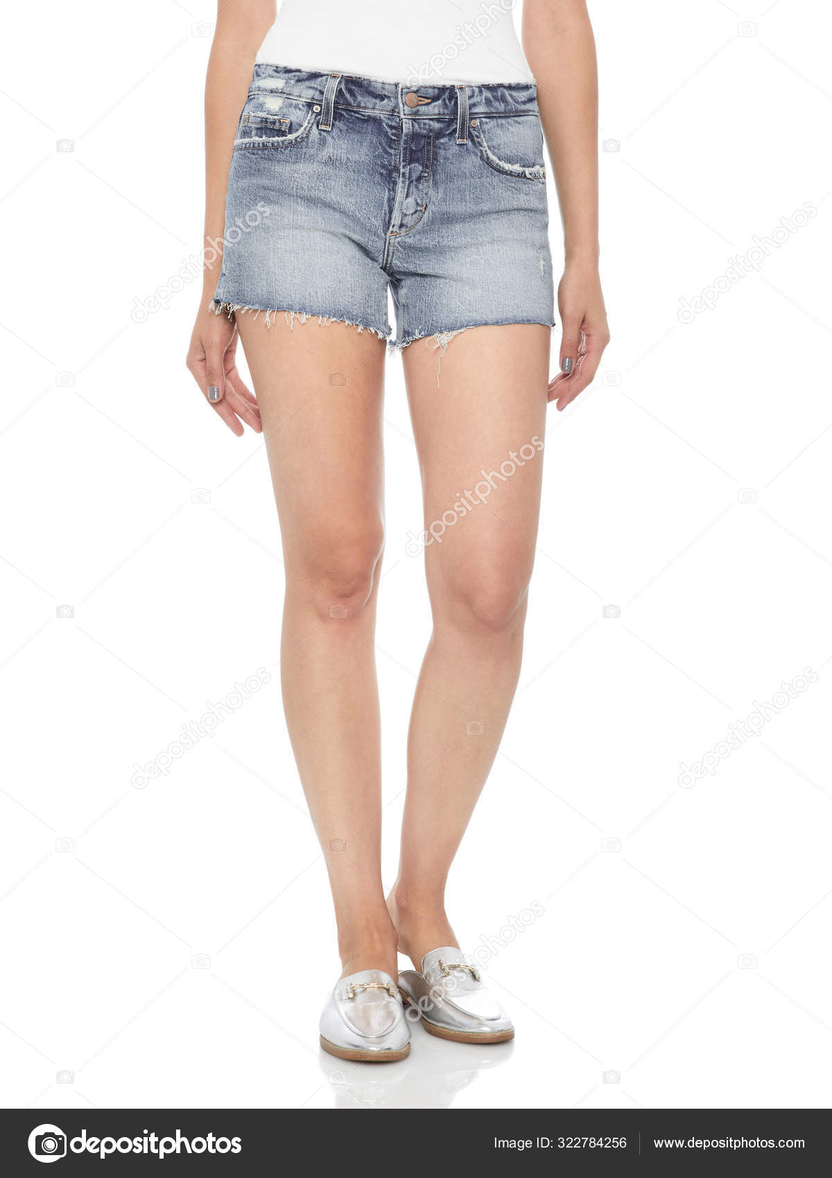 black denim ripped shorts womens