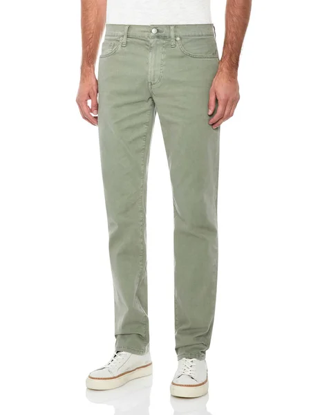 Straight Fit Green Linen μέση γραβάτα Pocket Pant, Old Navy Mid-Rise Mesh-Pocket — Φωτογραφία Αρχείου