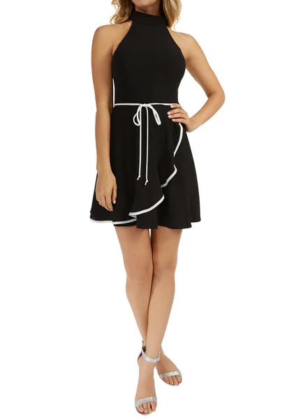 The Nightmare Before Christmas Flocked Dress in 2019 , Hot Topic Pretty Dress! Women Black Swiss Dot, Clothing | Hot Topic I wish this was a little bit longer — Stock Photo, Image