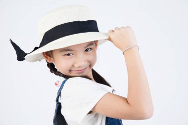 Asyalı kızlar stüdyo portre