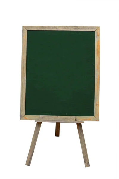 Blank menu greenboard outdoor display isolated — Stock Photo, Image