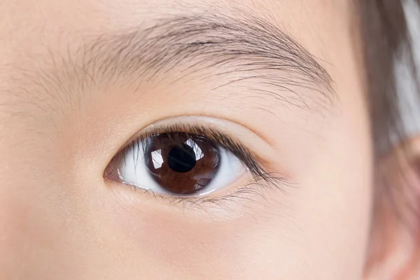 Makro obraz lidského oka — Stock fotografie