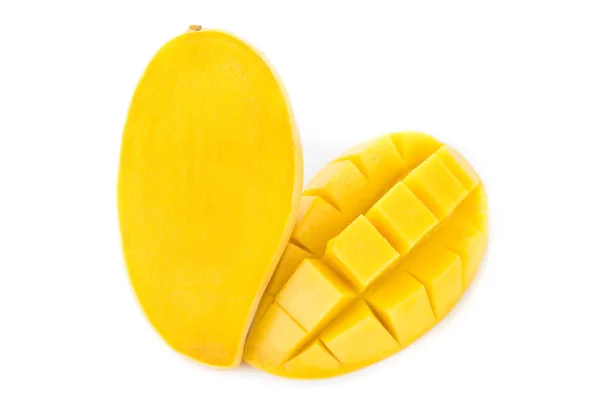 Mango frukt isolerad på vit bakgrund . — Stockfoto