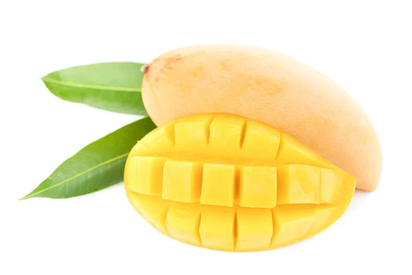 Mango ovoce izolované na bílém pozadí . — Stock fotografie