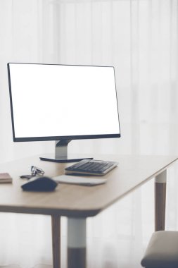 Çalışma alanı arka plan masaüstü pc ve ofis aksesuarları ile .