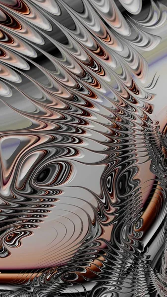 Kunstzinnig Rendering Fractal Fantasievolle Abstracte Illustratie Kleurrijk Ontworpen Patroon Achtergrond — Stockfoto