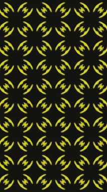 Süslü geometrik desen ve soyut renkli arka plan