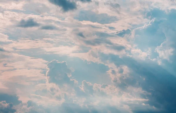 White Orange Clouds Sunset — Stock Fotó