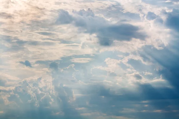 White Orange Clouds Sunset — Stock Fotó