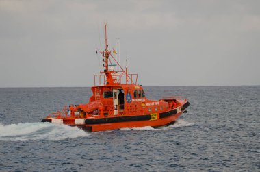 Boat of maritime rescue.
