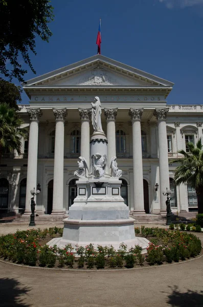 Palazzo del Congresso Nazionale a Santiago del Cile . — Foto Stock