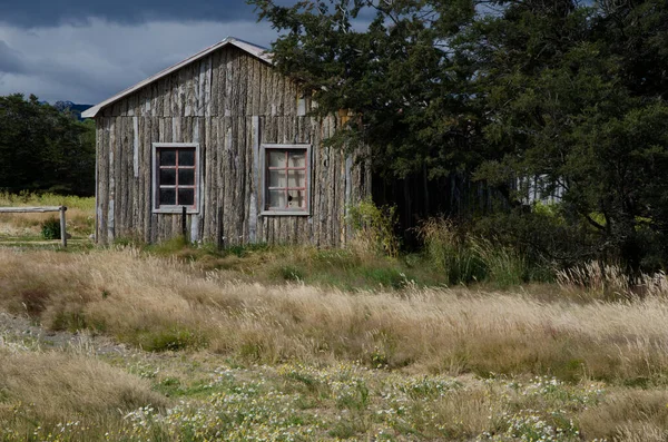 Hut in het Nationaal Park Torres del Paine. — Stockfoto