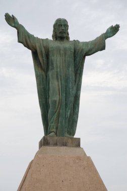 İsa heykeli Morro de Arica 'da.