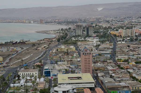Arica y Parinacota Bölgesi 'ndeki Arica şehri..