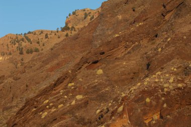 Las Playas Doğal Anıtı 'ndaki Rocky Cliff.