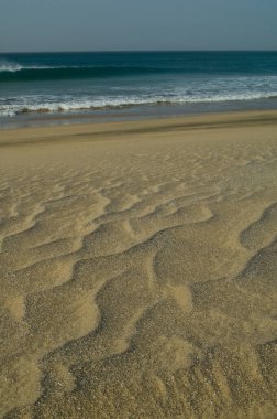 Jandia 'daki Coffee Plajı manzarası.