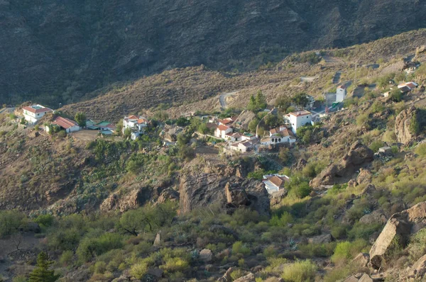 Aldeia de Timagada no Parque Rural Nublo . — Fotografia de Stock