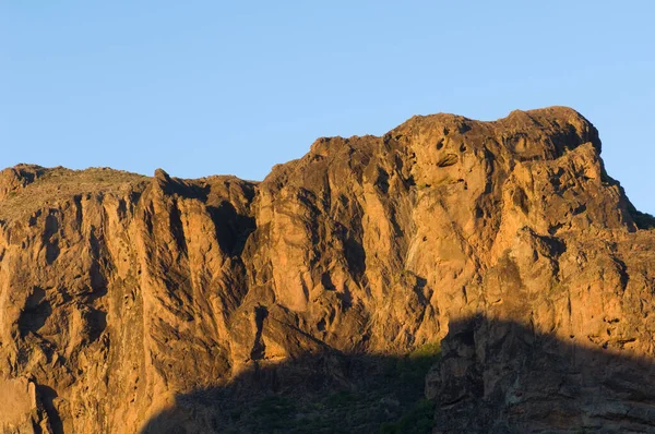 Klippan i naturmonumentet Roque Nublo. — Stockfoto