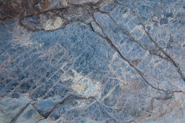 Naturzeichen auf dem Felsen, Integrales Naturreservat von Inagua. — Stockfoto