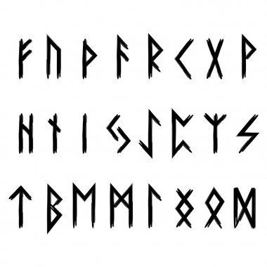  Yazıda Runes gizli dinsiz Pagan izm Vikingler 