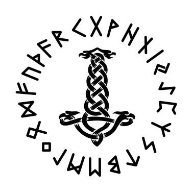 Mjollnir beyaz. Yazıda